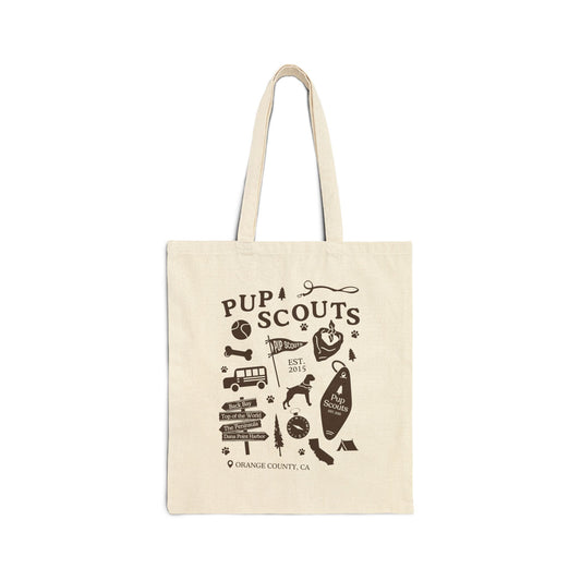 OC Pup Scouts Cotton Canvas Tote Bag