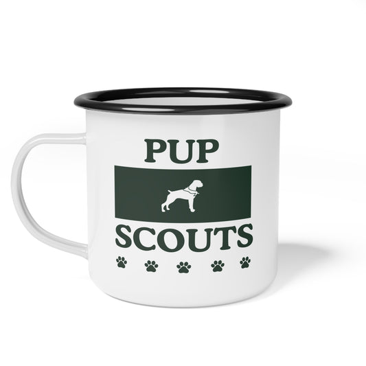 Pup Scouts Enamel Camp Cup